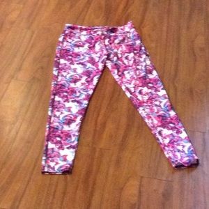 Cute colorful leggings girl